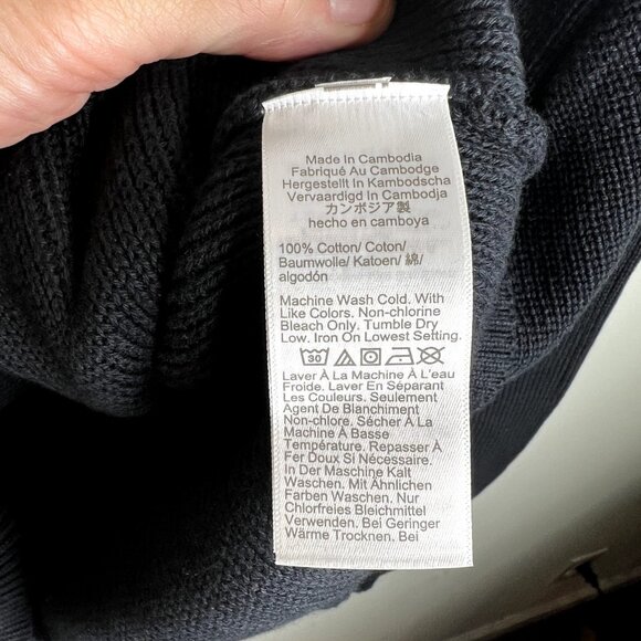 NWT J.Crew $128 New relaxed Emilie sweater lady jacket Black Size M - Picture 7 of 8